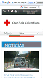 Mobile Screenshot of cruzrojacolombiana.org